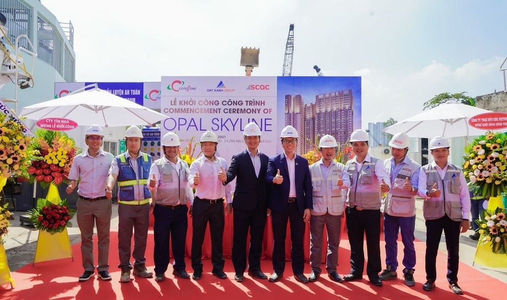 Đất Xanh cùng Coteccons khởi công dự án Opal Skyline