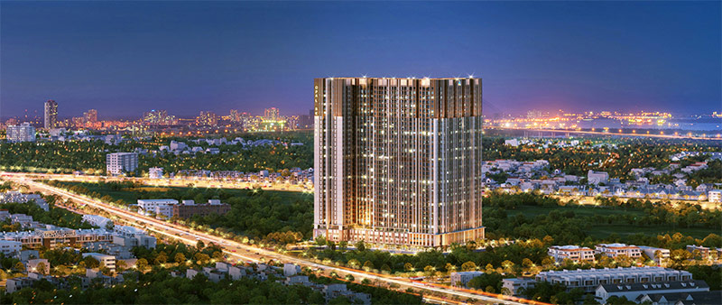 Dự án Opal Skyline tọa lạc ngay trung tâm Thành phố Thuận An, tỉnh Bình Dương.